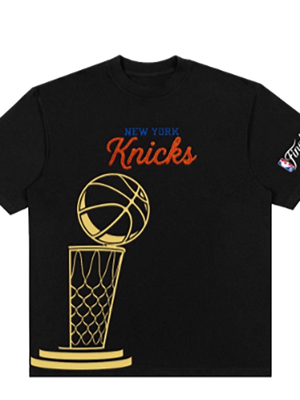 New! NBA New York Knicks 2026 Finals Chainstitch Trophy Heavyweight Tee